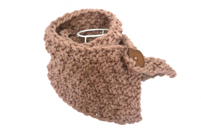 Schal mit Knopf (beige)