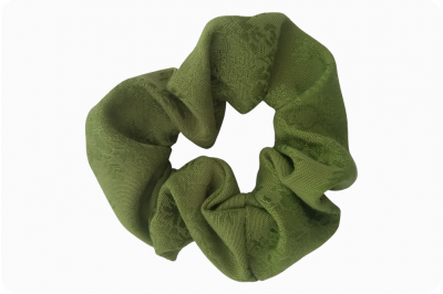 Scrunchie – grün floral