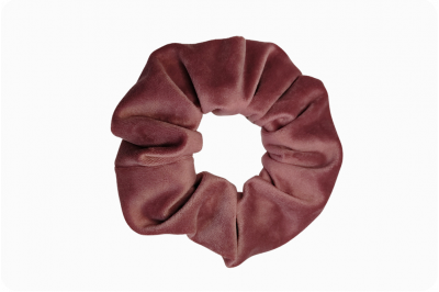 Scrunchie – altrosa Samt