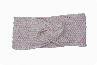 Stirnband Twist (rosa)