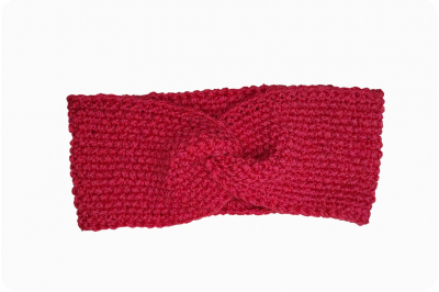 Stirnband Twist (rot)