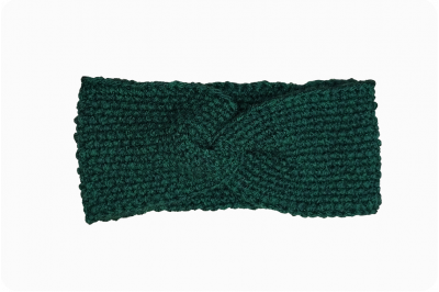 Stirnband Twist (tannengrün)