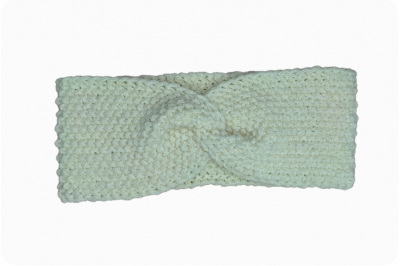 Stirnband Twist (weiß)